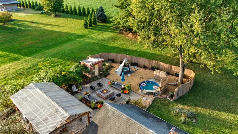 Backyard from above