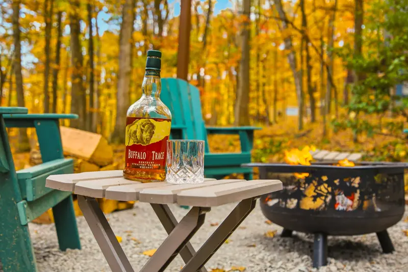 Fall fire pit