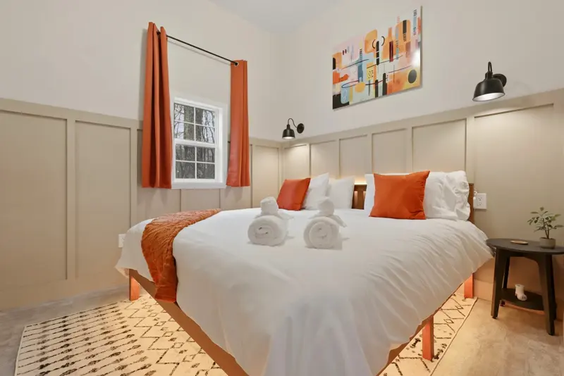 Cozy rental bedroom